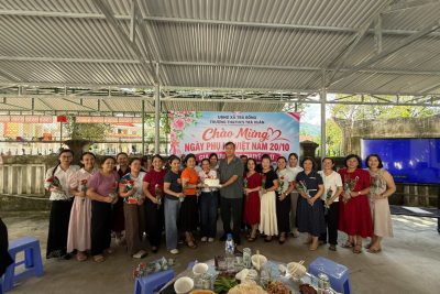 TRƯỜNG TH&THCS TRÀ XUÂN TỔ CHỨC HOẠT ĐỘNG KỶ NIỆM NGÀY PHỤ NỮ VIỆT NAM 20/10