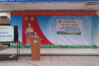 Tổ chức truyền thông Chủ đề: Sức khỏe sinh sản tuổi vị thành niên và giới hạn tình bạn đẹp tuổi học trò